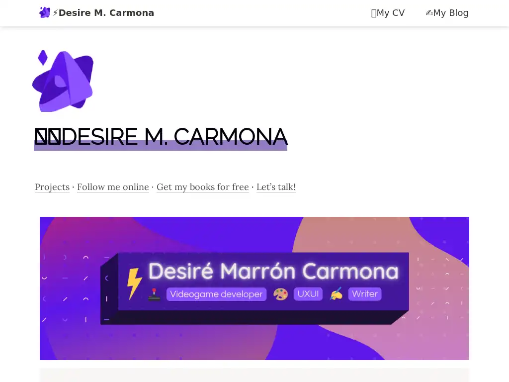 Photo of resource Desire M Carmona